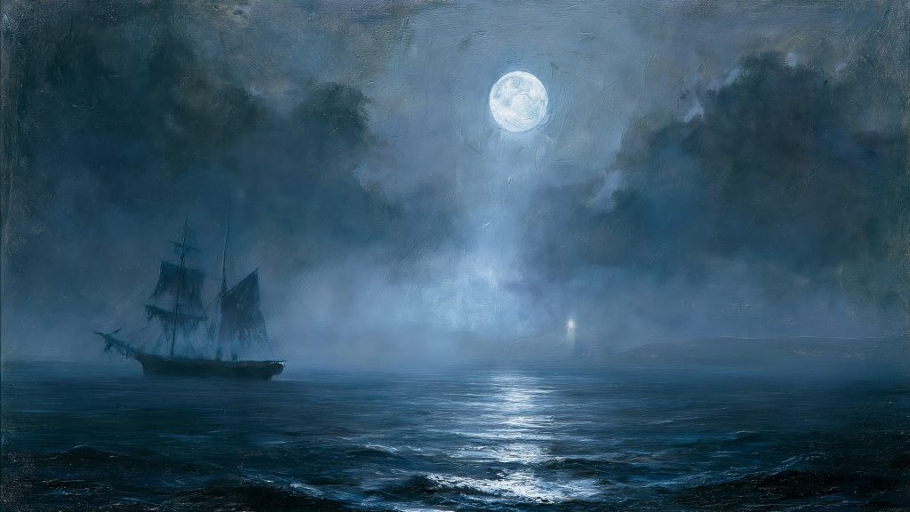 Ghost Ship at Sea