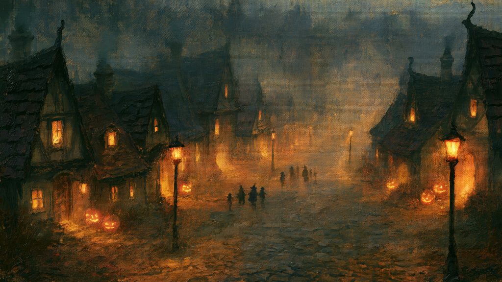 Halloween Village Street