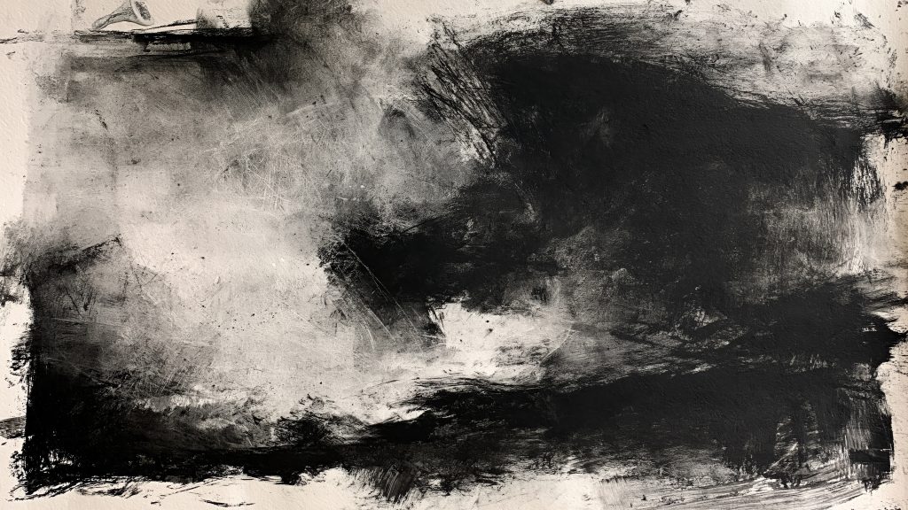 Charcoal and Graphite Abstract