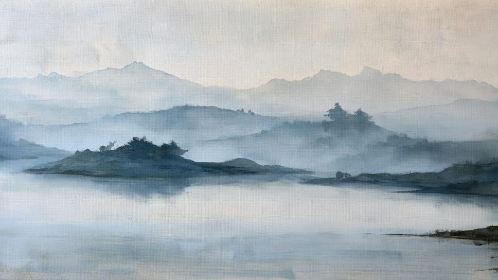 Watercolour Wash Landscape
