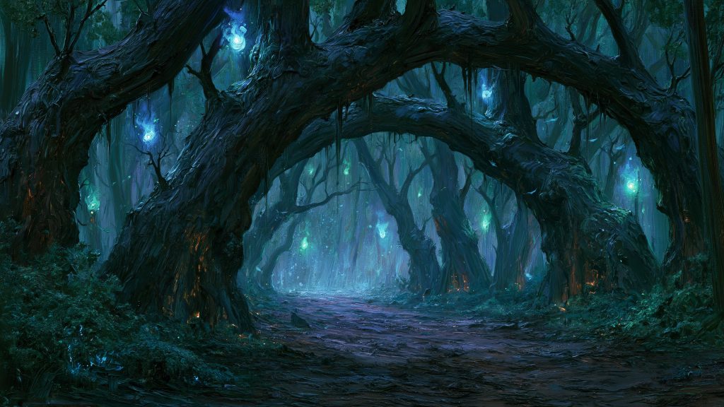 Dark Enchanted Forest