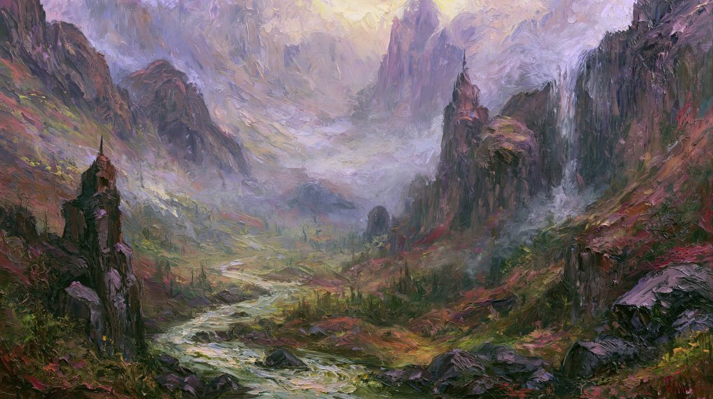 Dusky Mountain Path