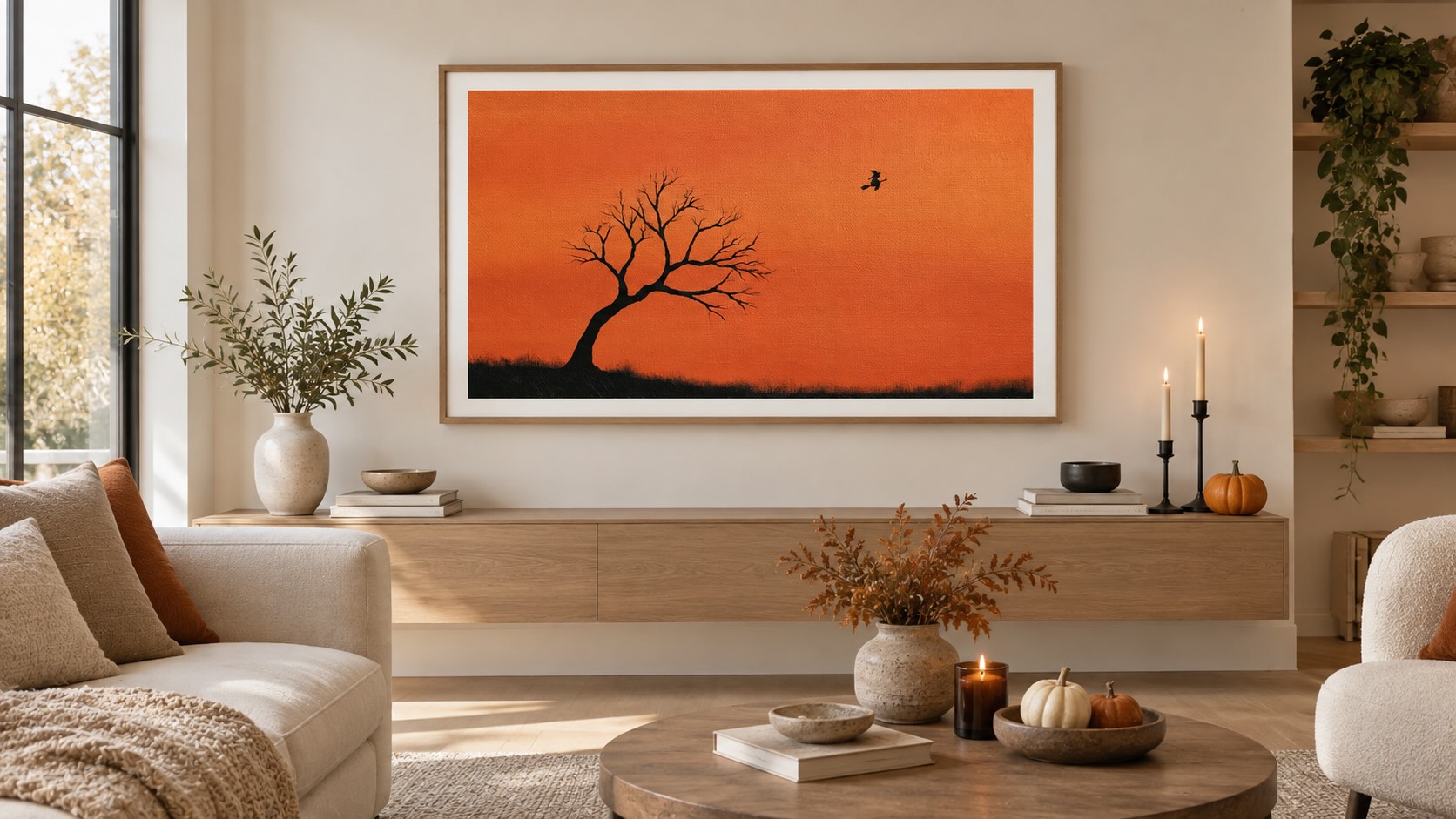 FrameTVHub-SamsungTV-HalloweenArt3 Free frame tv halloween art - witch artwork